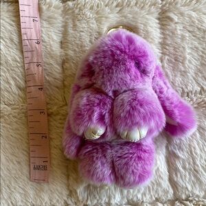 🌼 Bunny Keychain rabbit fur